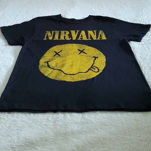 NIRVANA☸️ Smiley Face😊 Logo Tee👕 - Picture 8 of 10